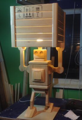 Как сделать робот-светильник